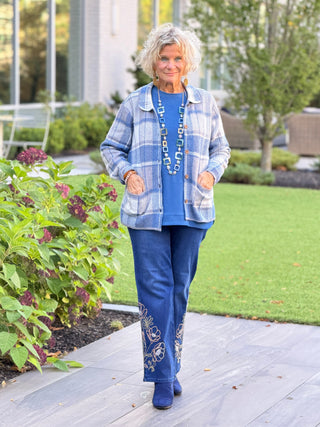 FALL BLUES CARDIGAN Cathys Place