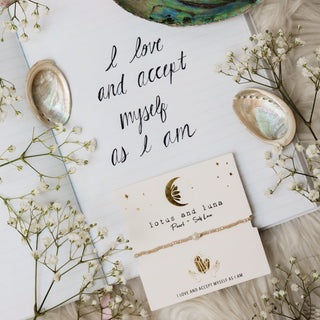 "I Love and Accept Myself as I am" Goddess Bracelet