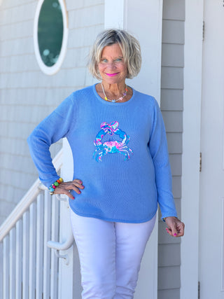 BEACH CLUB PERRI CRAB SWEATER LULU-B