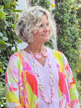 Pink Pearl Shell  Necklace - Cathys Place