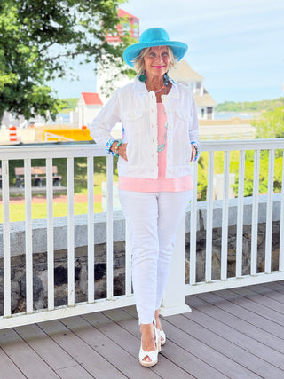 COTTON CANDY COAST LINEN JACKET Cathys Place