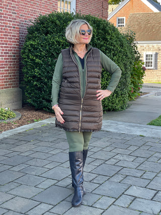 LULU-B OLIVE FULL ZIPPER JACKET