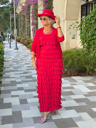 LULU-B CRIMSON RED CHA CHA MAXI