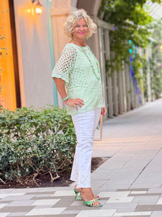 Women's Aloe  Lace Pullover Sweater Cathys Place