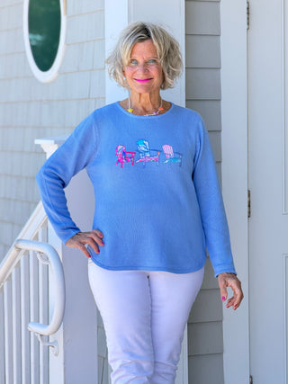BEACH CLUB PERRI ADIRONDACK SWEATER LULU-B