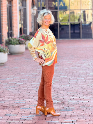 LULU-B COPPER VELOUR PANTS LULU-B
