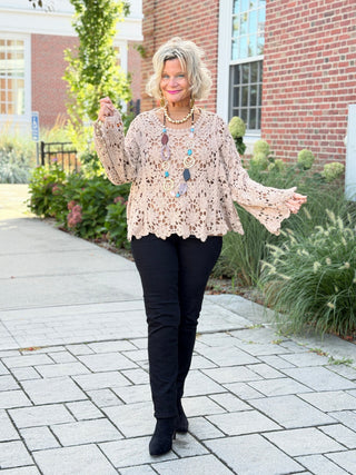 AUTUMN STYLE STYLING  CROCHET TOP Cathys Place