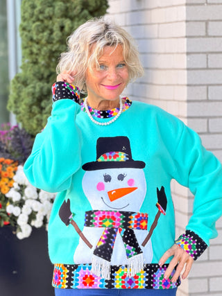 SNOWMAN TOP Cathys Place
