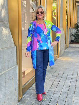 RIVER CRUISE BLUE CARDIGAN