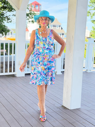 SEASIDE JEWELS CHA CHA DRESS TANGO MANGO