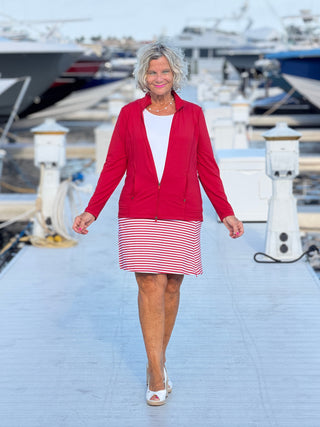 REGATTA RED STRIPE SKORT LULU b