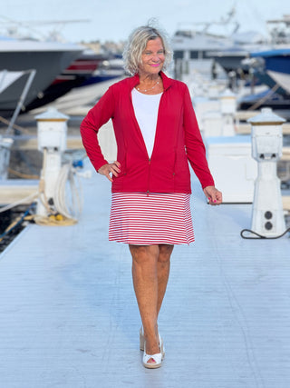 REGATTA RED STRIPE SKORT LULU b