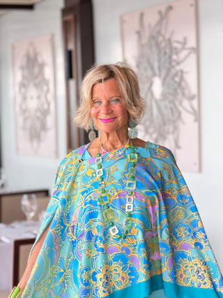 AQUA MARINE SEVEN WAY SCARF CATHYS RESORTWEAR