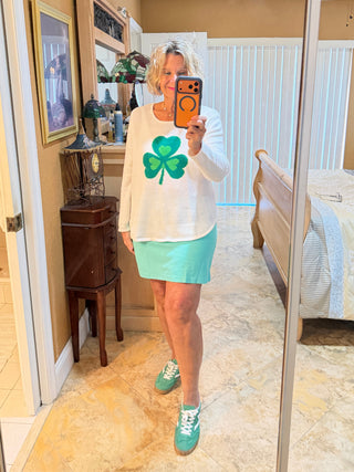 LULU-B CLEAR TURQ SKORT LULU b