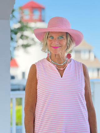 DOCKSIDE PRETTY PINK TANK LULU-B