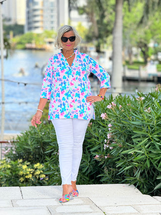 PINK PETALS TUNIC