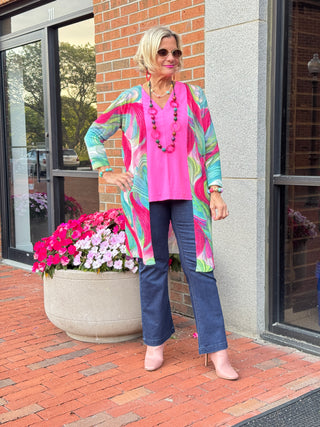 Ethyl Classic Long Length Cardi - KAMAS