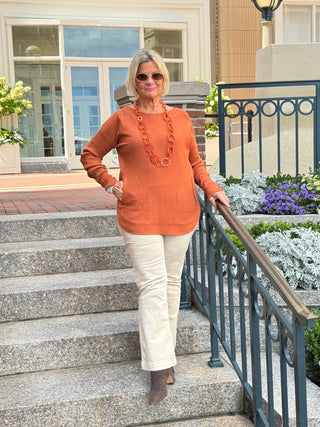 Ethyl Soft Pocket Sweater - Conserve