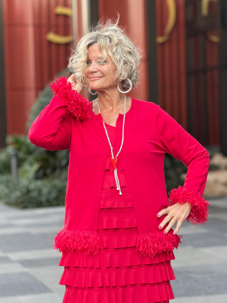 LULU-B CRIMSON RED CHA CHA MAXI