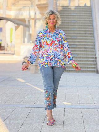 Ethyl Come To My Garden Jean - Luminosity ETHYL JEANS