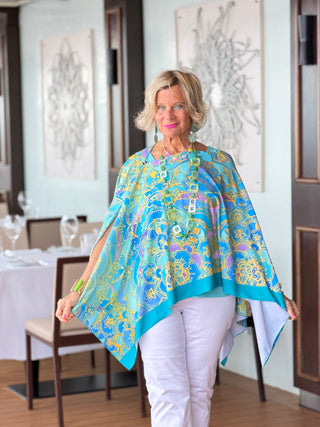 AQUA MARINE SEVEN WAY SCARF CATHYS RESORTWEAR