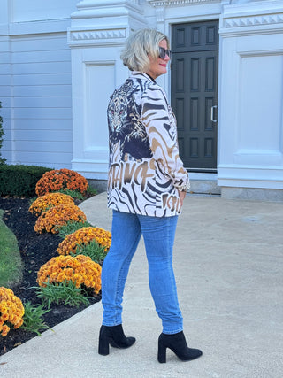 One Size Fierce Panther Print Blazer PREORDER SHIPS OCTOBER 31 Cathys Place