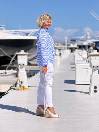 NAUTICAL PERRI STRIPED JACKET LULU-B