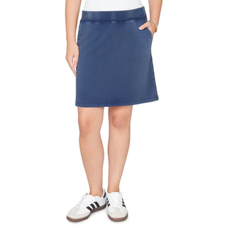 Women's Navy French Terry Pull On Skort Cathys Place