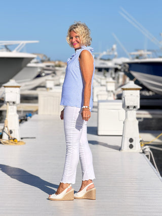 NAUTICAL PERRI STRIPED JACKET LULU-B