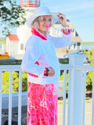 HARBOR LIGHTS RED SAILBOAT DRESS TANGO MANGO