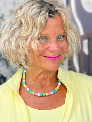 Pink Beach Bling Necklace BEACH STYLE