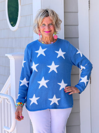 LULU B PERRI DOCKSIDE FUZZY SWEATER LULU-B