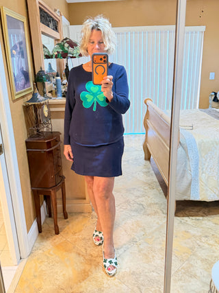 LULU-B NAVY SKORT LULU b