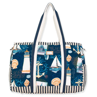 Nautical, Travel Bag Fair Winds Lighthouse Headwear & Handbag Collections by Sun 'N' Sand