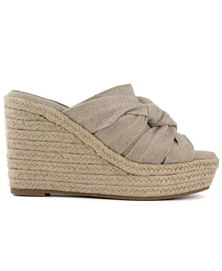 CLASSIC BEIGE SUMMER WEDGE