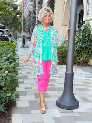 Ethyl Open Knit Cardigan - Ocala