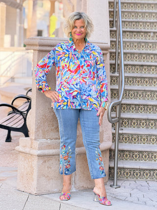 Ethyl Come To My Garden Jean - Luminosity ETHYL JEANS