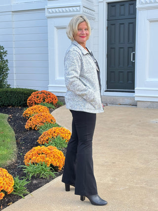 STYLING TWEED FULL ZIPPER JACKET Cathys Place
