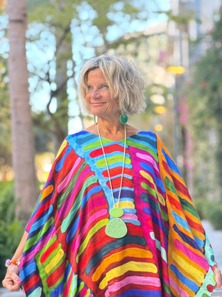 Multi Stripes Modal Kaftan KikiSol