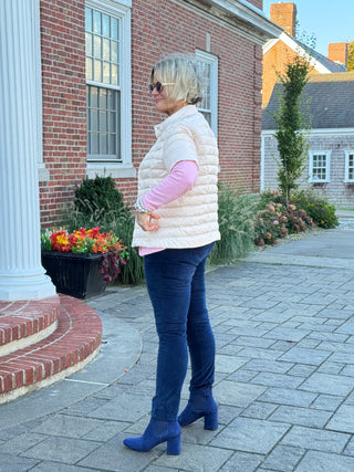 LULU-B PINK SHORT SLEEVE PUFFER