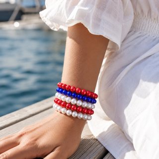 5PCS - Pearl Stretch Bracelets Cathys Place