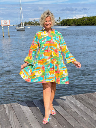 Vacay 3 Ruffle Dress Cathys Place