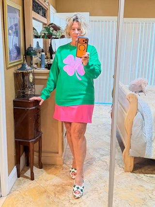 Glitter St. Pattys Day Sweatshirt - Womens St. Patricks Day Cathys Place