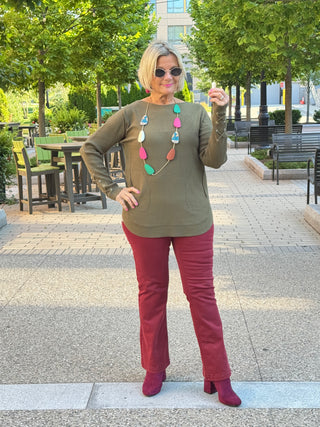 Ethyl Soft Pocket Sweater - Foster
