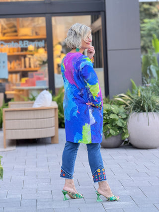 RIVER CRUISE BLUE CARDIGAN ETHYL JEANS