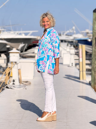 LULU B PALM BEACH SPALSH TUNIC LULU-B