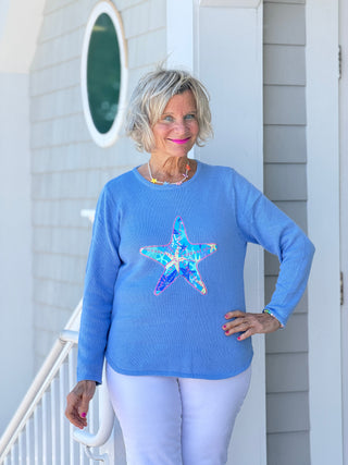 BEACH CLUB PERRI STARFISHGSWEATER LULU-B