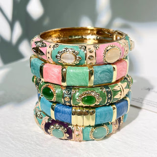 Palm Beach Enamel Bracelet Cathys Place