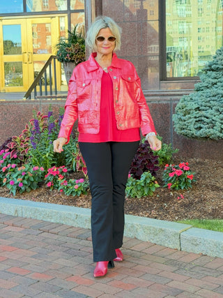 Red Metallic Jacket
