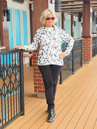 Ethyl Soft Shawlneck Sweater - Assist ETHYL JEANS